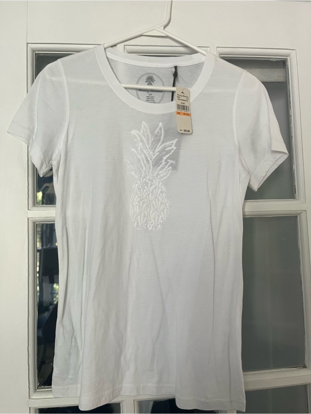Tommy Bahama Women’s White Pineapple Graphic Tee